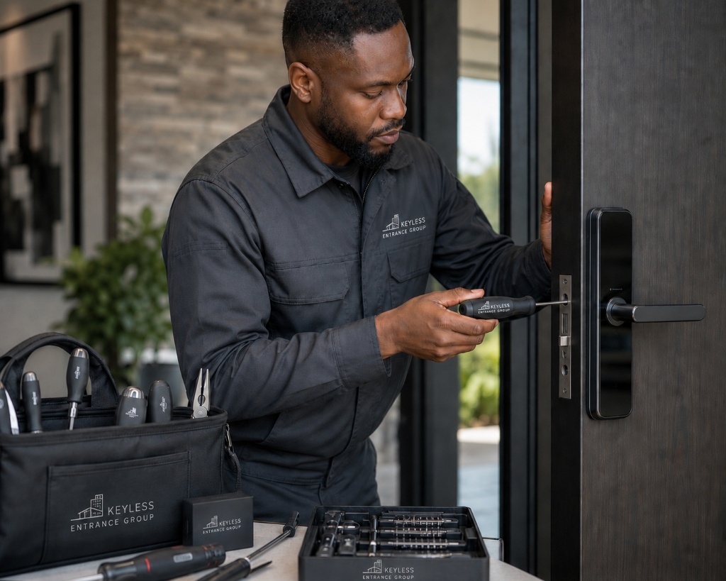 Professional Keyless Lock Installation