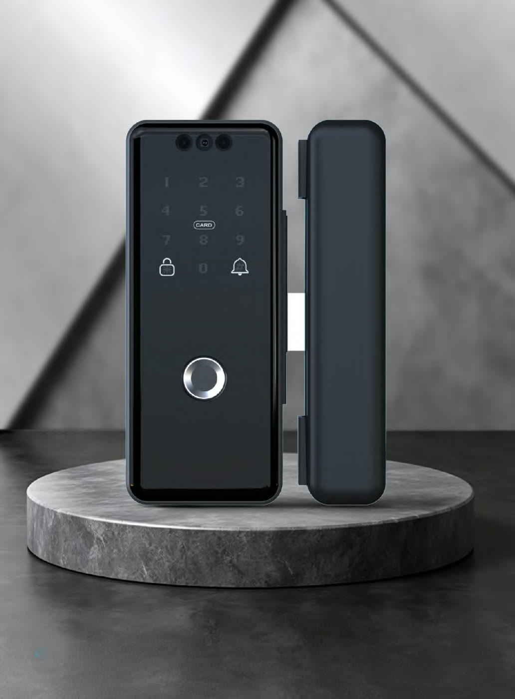 Smart Frameless Glass Locks